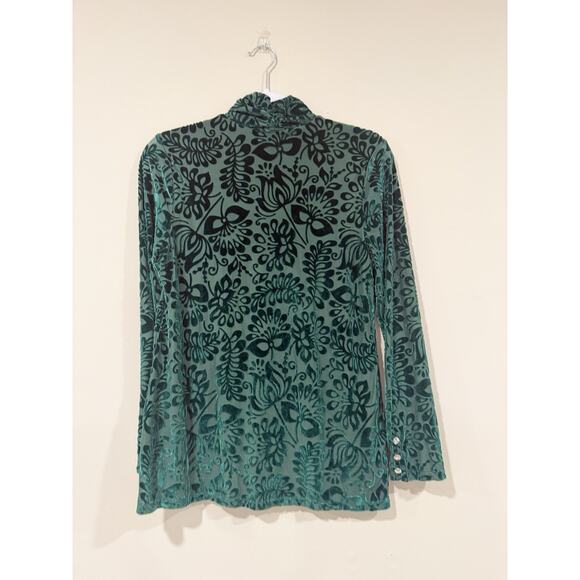 Soft Surroundings Walden Velvet Turtleneck Size PS 2319 - Picture 5 of 9